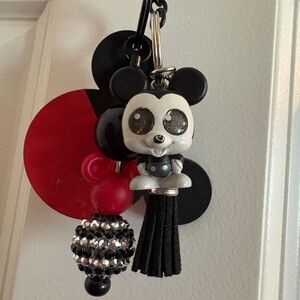 Mickey Mouse Keychain with Tassel
